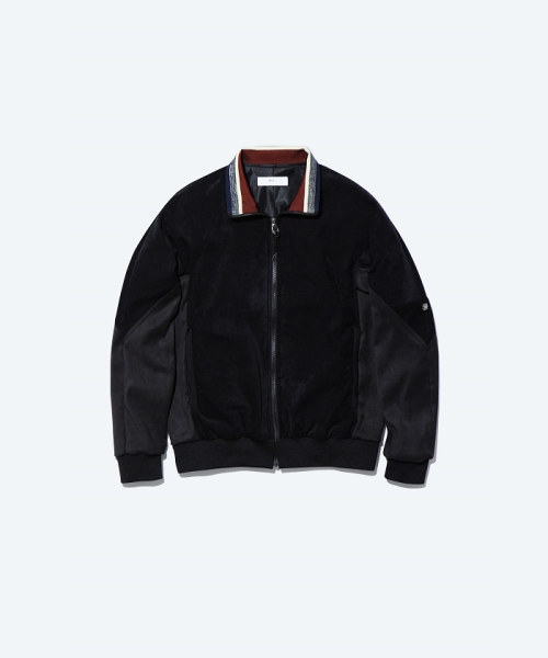 TOGA 【TOGA VIRILIS】Velvet track jacket black 46 TOGA 【TOGA VIRILIS】Velvet track jacket black 46