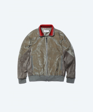 【TOGA VIRILIS】Velvet track jacket