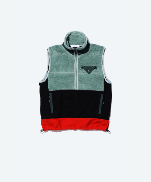 TOGA 【TOGA VIRILIS】Wool blend jersey vest green 46 TOGA 【TOGA VIRILIS】Wool blend jersey vest green 46