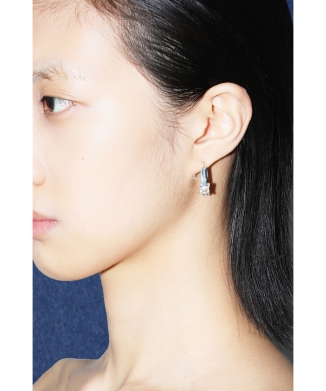 【TOGA TOO】Hoop pierced earring SILVER