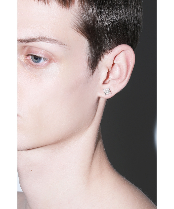 TOGA TOO Ring pierced earrings シルバー TOGA TOO】Metal pierced earring SILVER(F257C031)｜阪急百貨店