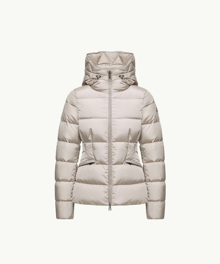 関税送料込★MONCLER*AVOCE ショート ダウン ジャケット フード MONCLER】Avoce ショート ダウンジャケット フード付き ロゴ