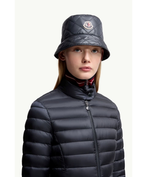 MONCLER Moncler バケットハット ネイビーブルー L MONCLER Moncler バケットハット ネイビーブルー L