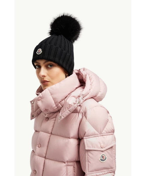 MONCLER Moncler ニットキャップ ブラック UNI MONCLER Moncler ニットキャップ ブラック UNI