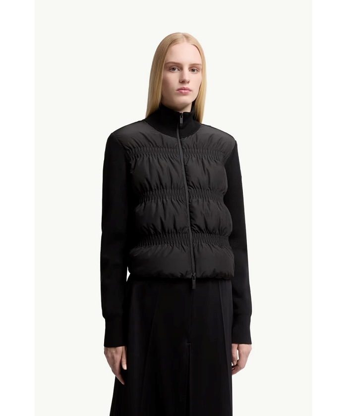 MONCLER ダークグレー カーディガン 3975 レディース】CARDIGAN | MONCLER(モンクレール) / トップス