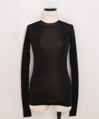 SUPER HIGH GAUGE SHEER RIB L/S TEE