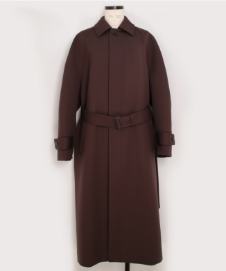 TWISTED DOUBLE CLOTH COAT