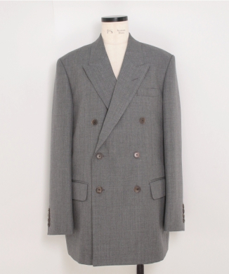 BLUEFACED WOOL DOUBLE-BREASTED JACKET