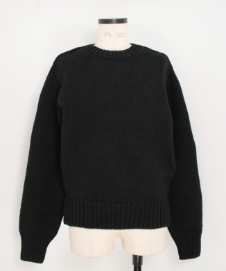 WOOL CASHMERE FELTED KNIT P/O