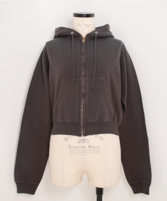 PRODUCT DYED PIMA LIGHT SWEAT ZIP PARKA