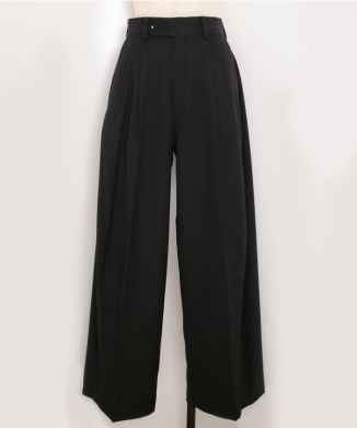 DOESKIN BARREL-LEG PANTS