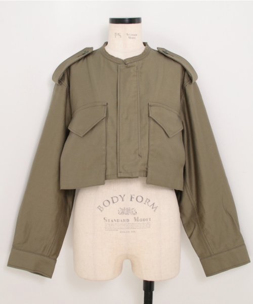 HYKE TYPE M-51 CROPPED FIELD JACKET OLIVE DRAB 1 HYKE TYPE M-51 CROPPED FIELD JACKET OLIVE DRAB 1