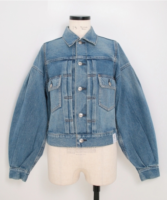 BALLOON SLEEVE DENIM JACKET/TYPE 2 REGULAR