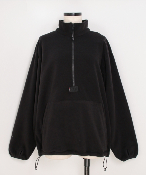 HYKE POLARTEC(R) FLEECE TOP BLACK 2 HYKE POLARTEC(R) FLEECE TOP BLACK 2