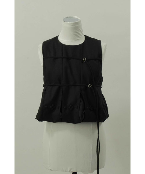 Riv Nobuhiko CALLE WOOL BLEND TOP BLACK 2 Riv Nobuhiko CALLE WOOL BLEND TOP BLACK 2