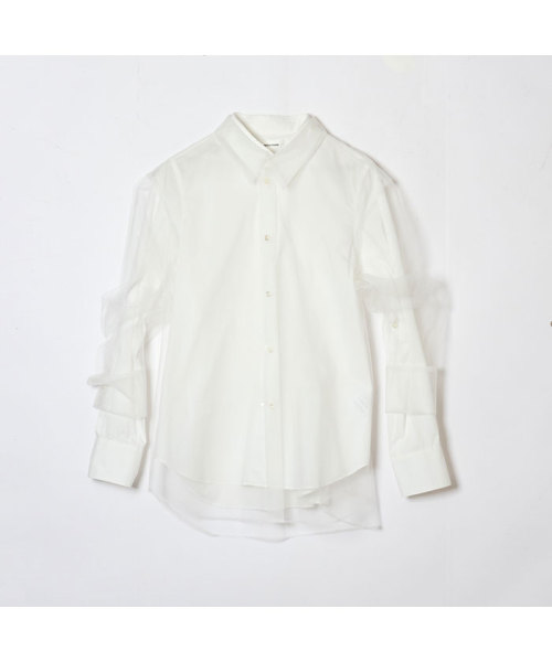 ChikaKisada チュールブラウス WHITE 1 ChikaKisada チュールブラウス WHITE 1