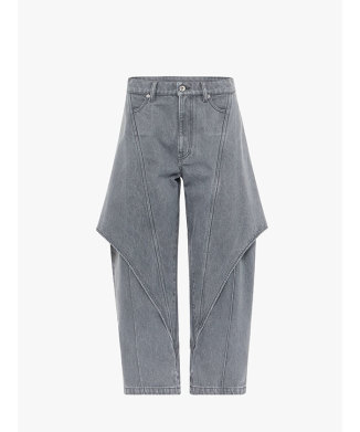 CROPPED SCULPTURAL JEANS