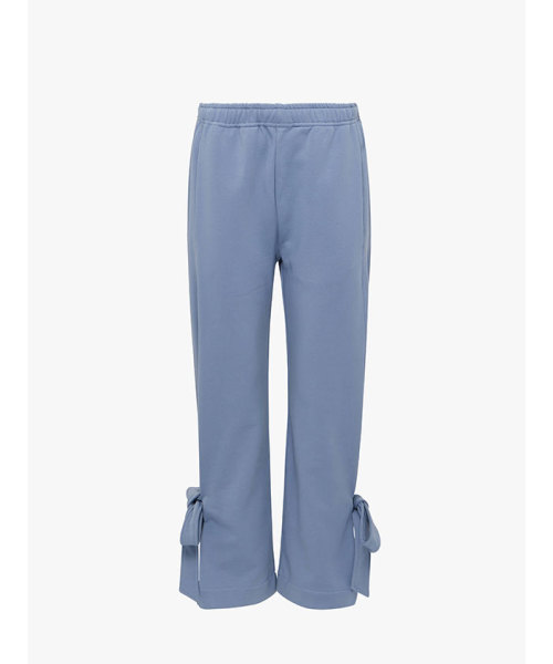 JWANDERSON TIED BOW JOGGERS STEEL BLUE S JWANDERSON TIED BOW JOGGERS STEEL BLUE S