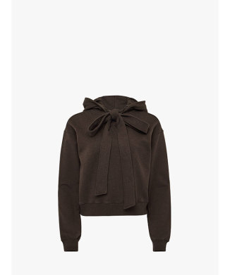 TIED BOW HOODIE
