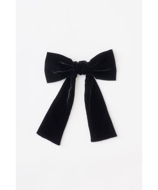 VELVET BOW HAIR CLIP