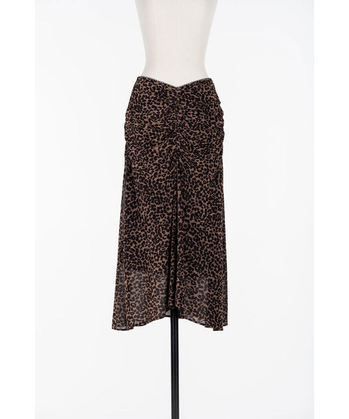 スカート fetico cherry velvet skirt Printed velvet tulle gathered skirt(F257S147)｜阪急百貨店