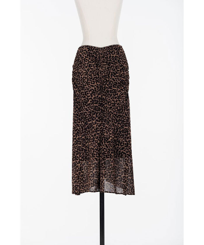 スカート fetico cherry velvet skirt Printed velvet tulle gathered skirt(F257S147)｜阪急百貨店