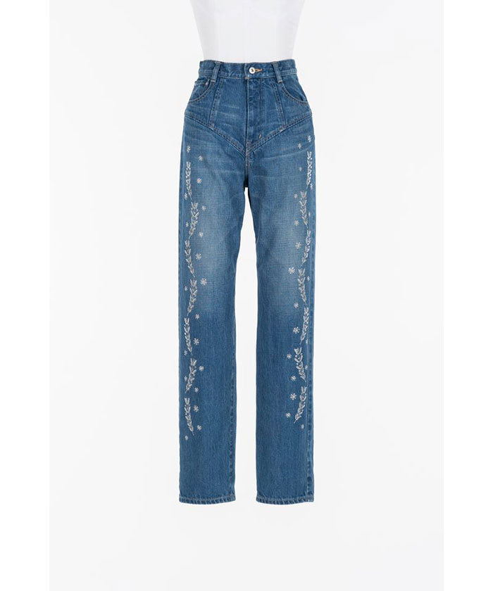 Embroidered straight jeans(F257S148)｜阪急百貨店公式通販サイト