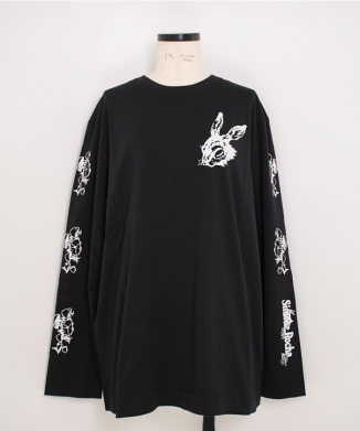 TORTOISE & HARE LOGO PRINT LONG SLEEVE T-SHIRT
