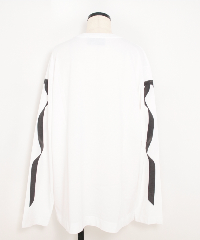 RIBBON BOW TAIL PRINT LONG SLEEVE T-SHIRT(F257S163)｜阪急百貨店