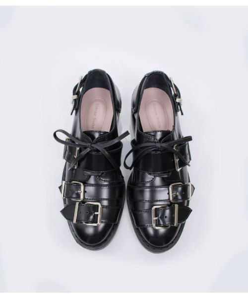 Simone Rocha MULTI BUCKLE BROGUE BLACK 37 Simone Rocha MULTI BUCKLE BROGUE BLACK 37
