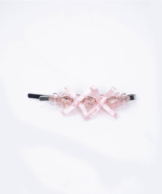PETITE BOW DETAIL FLOWER HAIR CLIP