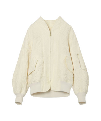 Floral Jacquard Triple Cloth Jacket