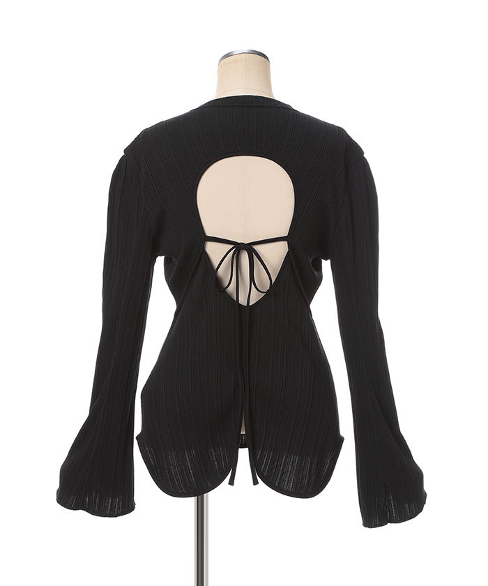 トップス ^._.^ Random Ribbed Organic Cotton Long Sleeve Top(F257S208)｜阪急