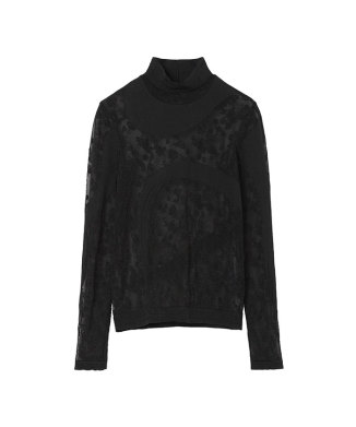 Knitted High Neck Top