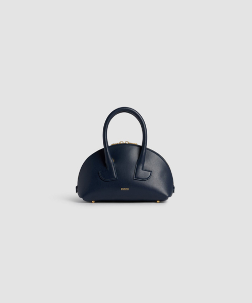 PATOU PATOU BOWLING BAG PM Navy Black U PATOU PATOU BOWLING BAG PM Navy Black U