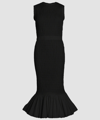 SMOCKED LONG DRESS