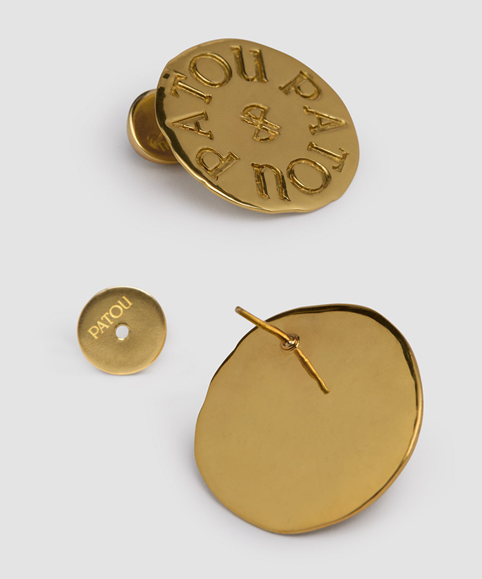 PATOU ANTIQUE COIN-INSPIRED PIERCED EARRINGS(F258A015)｜阪急百貨店