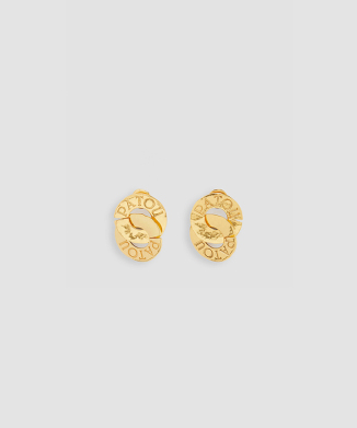 PATOU ANTIQUE-INSPIRED COINS DOUBLE PIERCED EARRINGS