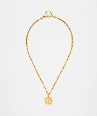 PATOU ANTIQUE COIN-INSPIRED CHARM NECKLACE