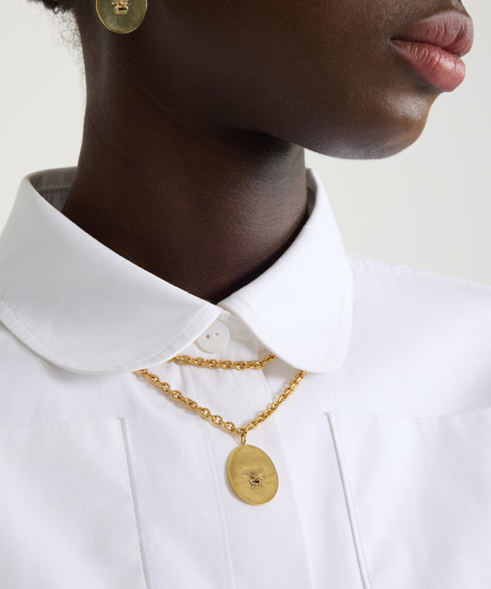 ★送関込み★ PATOU アンティーク チャームネックレス DOUBLE CHARM NECKLACE(F258A021)｜阪急百貨店公式通販サイト