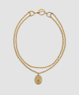 DOUBLE CHARM NECKLACE