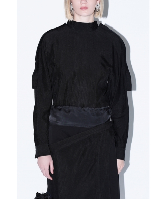 Rayon plain weave blouse