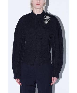 ［8/22(金)10:00販売開始予定］Motif knit cardigan