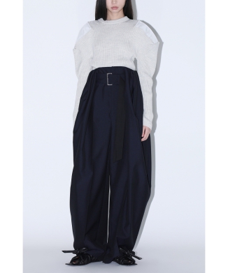 ［8/22(金)10:00販売開始予定］Wool mohair wide pants