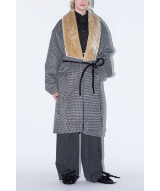 Houndtooth coat
