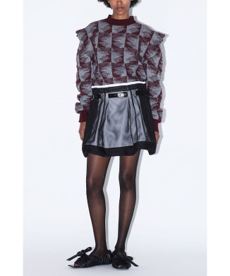 ［8/22(金)10:00販売開始予定］Mesh mini skirt