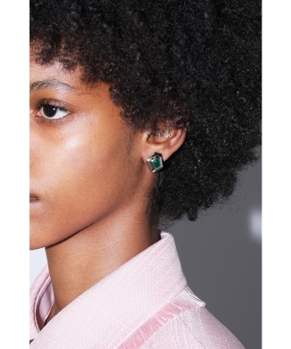 ［8/22(金)10:00販売開始予定］Metal stone earrings