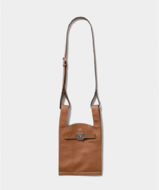market shoulder bag in shrink leather