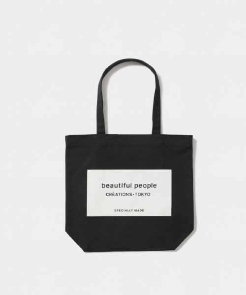 beautifulpeople bp big name tote SDGs ブラック フリー beautifulpeople bp big name tote SDGs ブラック フリー