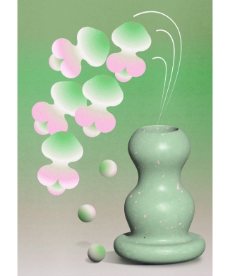 Imaginary Flowers A3ポスター no.100